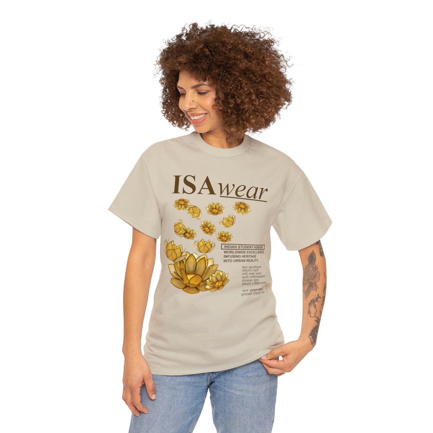 LOTUS SCRIPT TEE