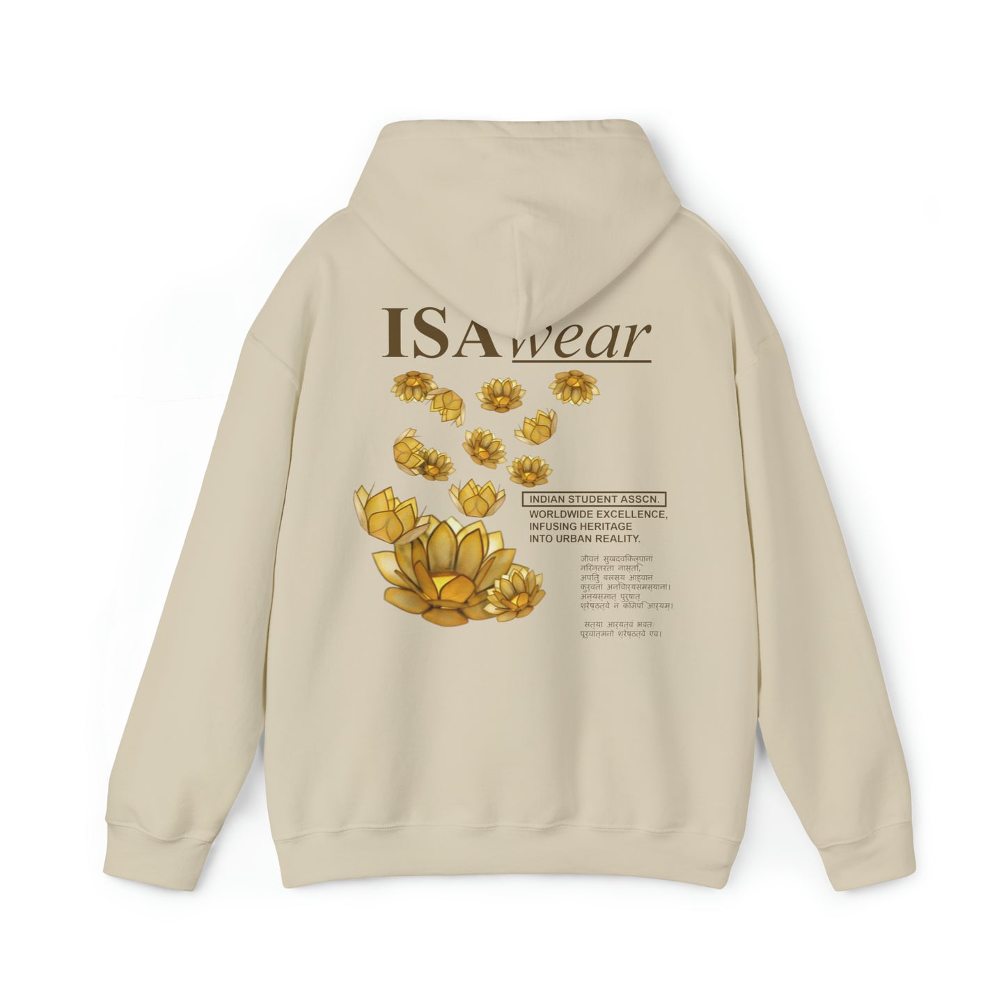 LOTUS SCRIPT HOODIE