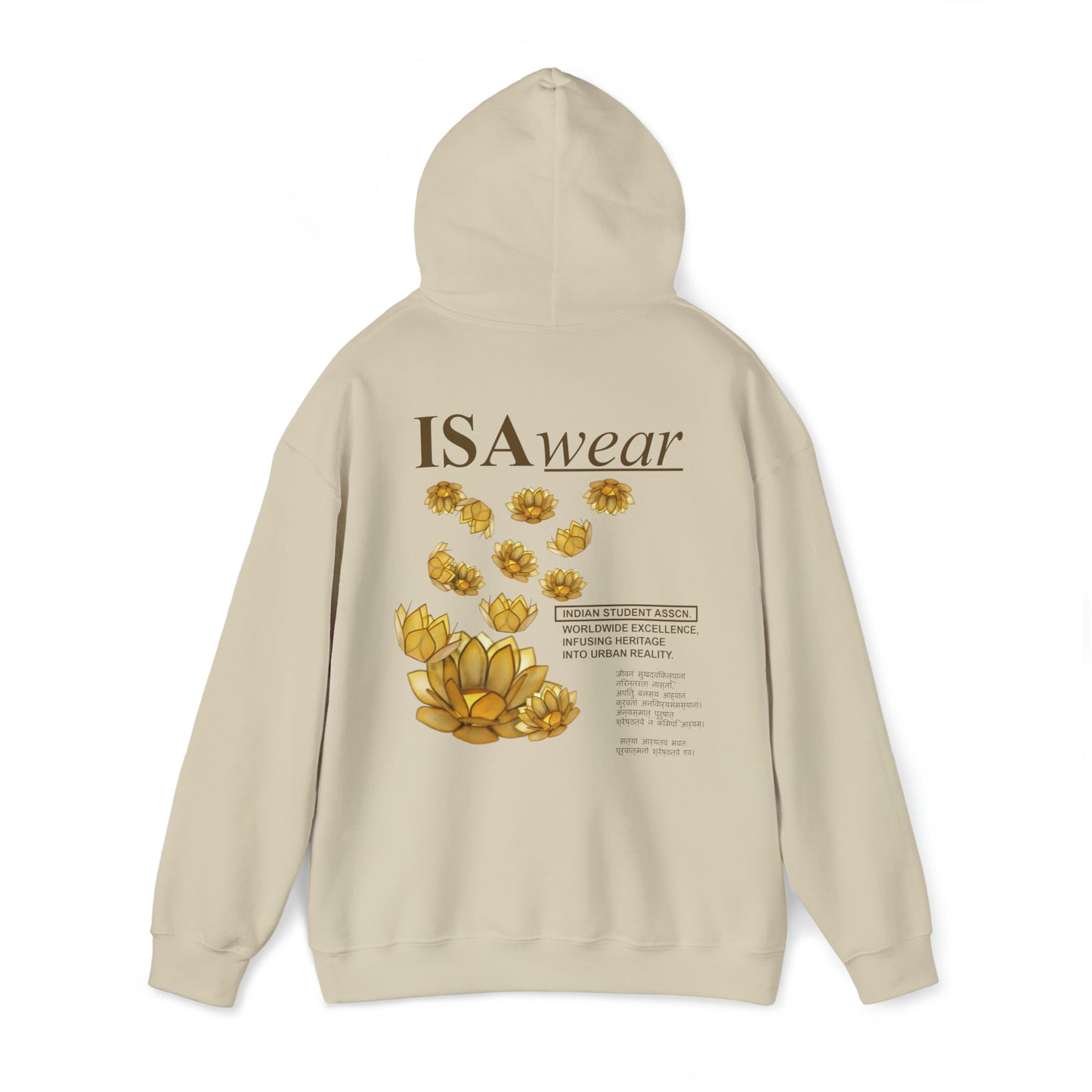 LOTUS SCRIPT HOODIE