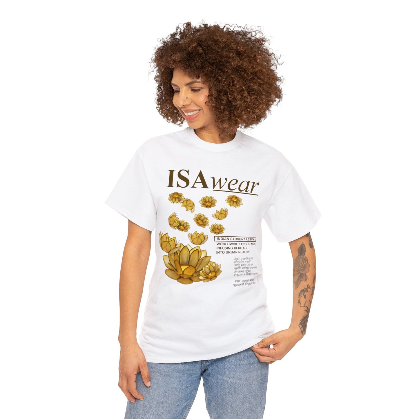 LOTUS SCRIPT TEE