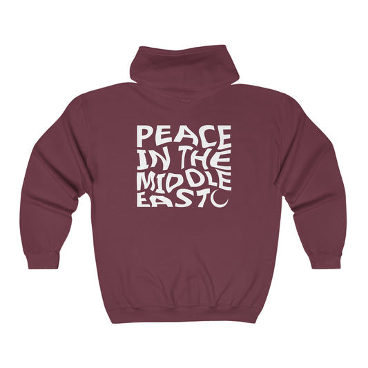 PEACE IN THE MIDDLE EAST ZIP-UP